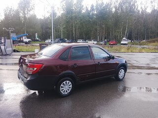 2012 Lada (ВАЗ) Granta I, красный, 164000 рублей, вид 5