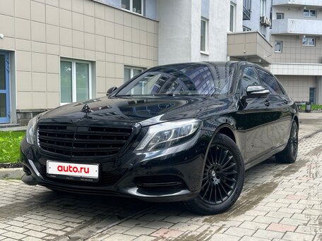 2015 Mercedes-Benz Maybach S-Класс 500 I (X222), чёрный, 3889000 рублей, вид 1