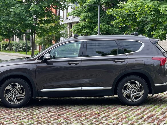 2021 Hyundai Santa Fe IV Рестайлинг, коричневый, 2850000 рублей - вид 9