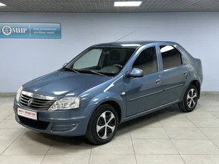 2013 Renault Logan I Рестайлинг, синий, 450000 рублей, вид 1