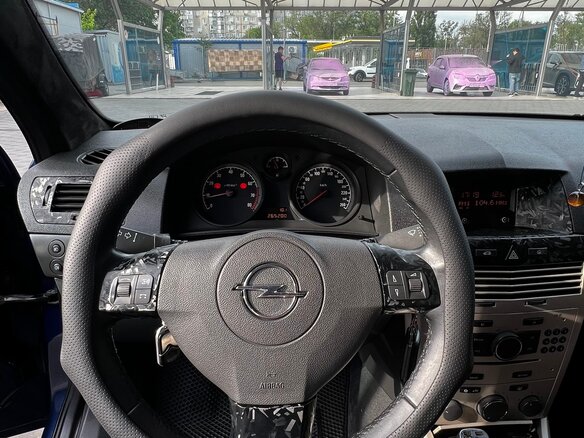 2008 Opel Astra H Рестайлинг, синий, 675000 рублей - вид 16
