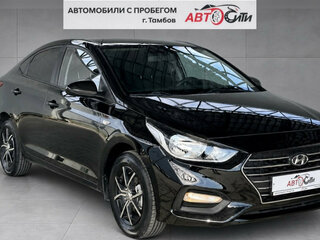 2017 Hyundai Solaris II, чёрный, 1075000 рублей, вид 3