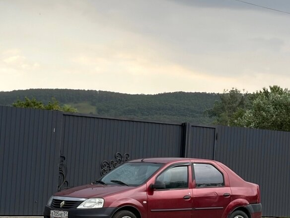 2008 Renault Logan I, пурпурный, 125000 рублей - вид 7