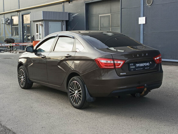 2016 Lada (ВАЗ) Vesta I, коричневый, 715000 рублей - вид 6