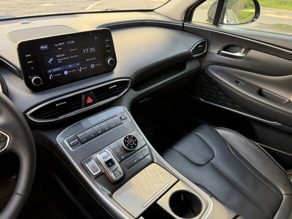 2021 Hyundai Santa Fe IV Рестайлинг, синий - вид 32