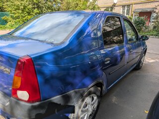 2009 Renault Logan I, синий, 400000 рублей, вид 5