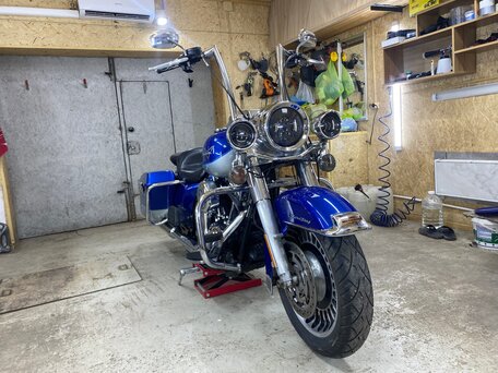 2010 Harley-Davidson Road King, синий, 1030000 рублей, вид 1
