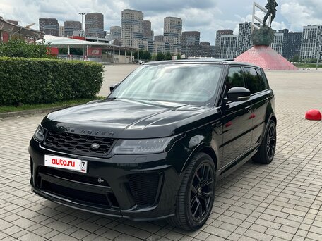 2021 Land Rover Range Rover Sport SVR II Рестайлинг, чёрный, 8100000 рублей, вид 1
