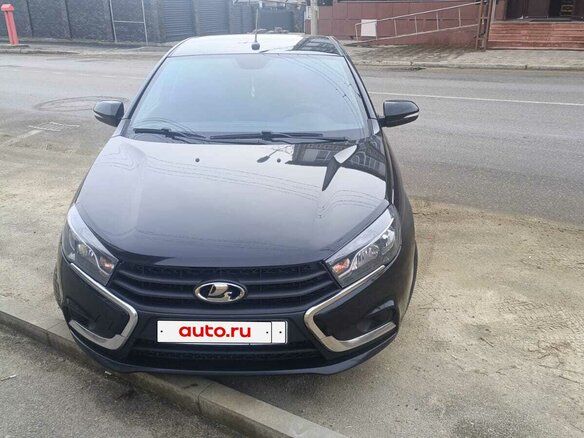 2021 Lada (ВАЗ) Vesta I, чёрный, 1300000 рублей - вид 2