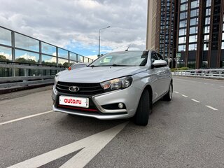 2019 Lada (ВАЗ) Vesta I, серебристый, 900000 рублей, вид 2