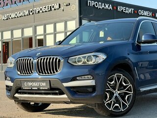 2019 BMW X3 30i xDrive III (G01), синий, 3080000 рублей, вид 3