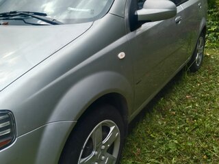 2005 Chevrolet Aveo I, серебристый, 220000 рублей, вид 3