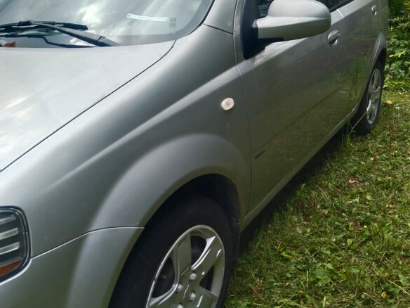 2005 Chevrolet Aveo I, серебристый - вид 2