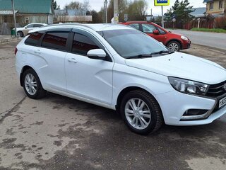 2019 Lada (ВАЗ) Vesta SW I, белый, 820000 рублей, вид 2