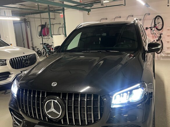 2021 Mercedes-Benz GLS 400 d II (X167), чёрный