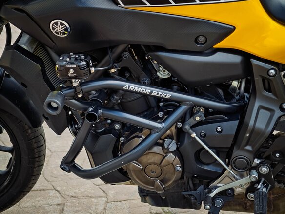 2016 Yamaha MT-07 (FZ-07), жёлтый, 710000 рублей - вид 6