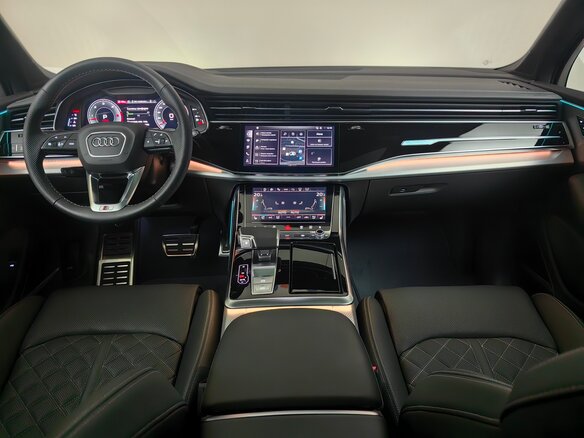 2024 Audi Q7 50 TDI II (4M) Рестайлинг 2, чёрный - вид 11