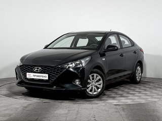 2020 Hyundai Solaris II Рестайлинг, чёрный, 1489000 рублей, вид 1