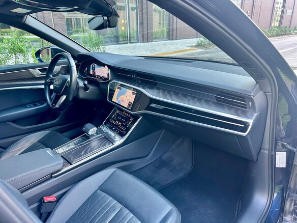 2020 Audi A6 40 TDI V (C8), синий, 3690000 рублей - вид 23
