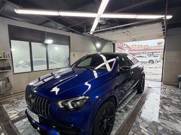 2021 Mercedes-Benz GLE Coupe AMG 53 AMG II (C167), синий - вид 1