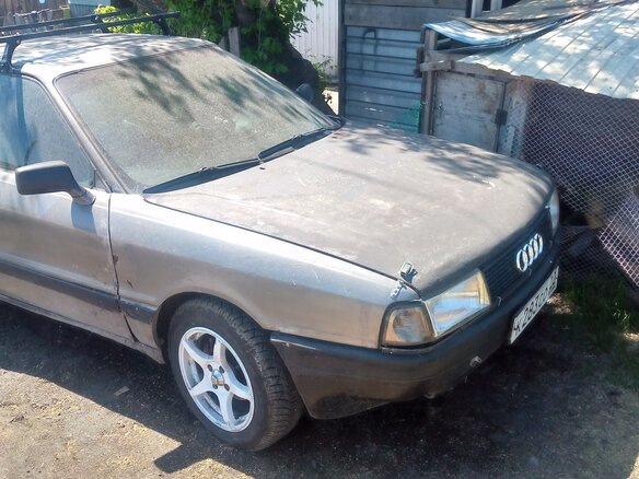 1987 Audi 80 IV (B3), серый, 170000 рублей - вид 2