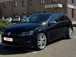 2013 Volkswagen Golf VII, чёрный, 1050000 рублей, вид 1