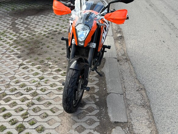 2014 KTM 200 Duke, оранжевый, 230000 рублей - вид 1