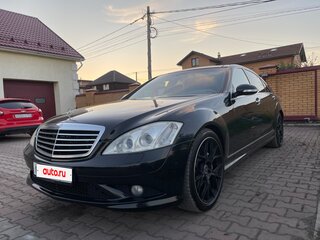 2007 Mercedes-Benz S-Класс 500 Long V (W221), чёрный, 1400000 рублей, вид 1