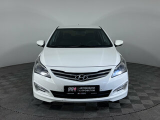 2016 Hyundai Solaris I Рестайлинг, белый, 950000 рублей, вид 2