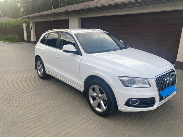 2012 Audi Q5 I (8R) Рестайлинг, белый, 1900000 рублей - вид 1