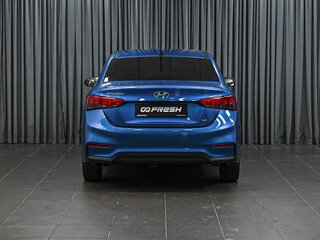 2018 Hyundai Solaris II, синий, 1499000 рублей, вид 4