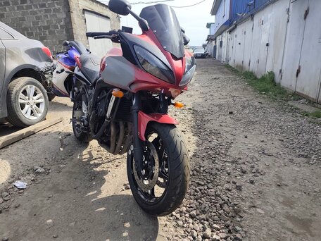 2007 Yamaha FZ6, красный, 425000 рублей, вид 3