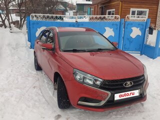 2021 Lada (ВАЗ) Vesta SW I, красный, 950000 рублей, вид 3