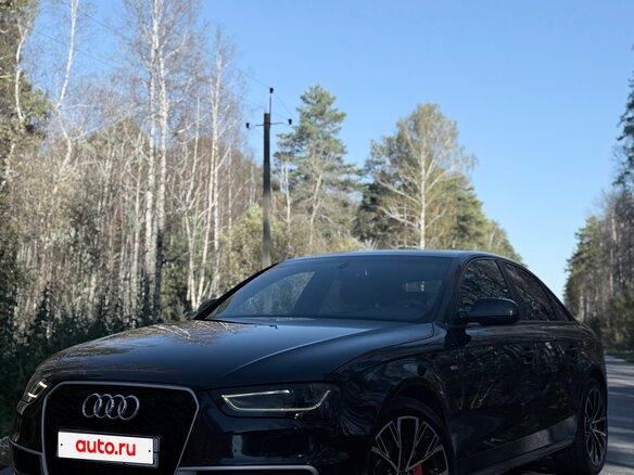2015 Audi A4 IV (B8) Рестайлинг, чёрный, 2150000 рублей - вид 1