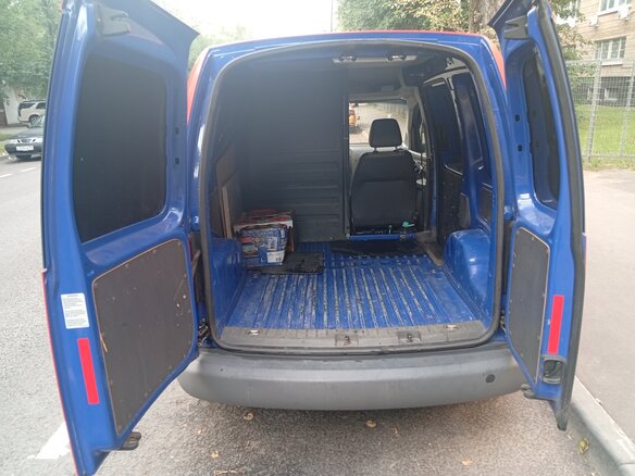 2011 Volkswagen Caddy, синий, 480000 рублей - вид 7