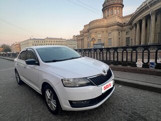 2017 Skoda Rapid I Рестайлинг, синий, 649999 рублей, вид 3