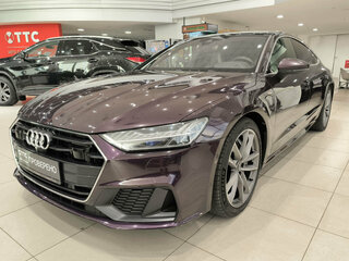 2019 Audi A7 55 TFSI II (4K), фиолетовый, 4780000 рублей, вид 1
