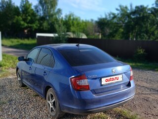 2018 Skoda Rapid I Рестайлинг, синий, 1100000 рублей, вид 4