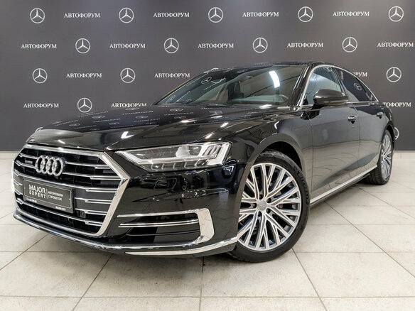 2018 Audi A8 50 TDI IV (D5), чёрный, 4500000 рублей