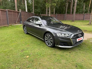 2019 Audi A8 50 TDI IV (D5), серый, 4500000 рублей, вид 2