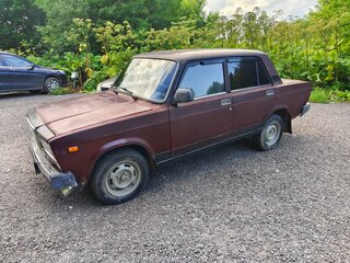 2008 Lada (ВАЗ) 2107, пурпурный, 75000 рублей, вид 1