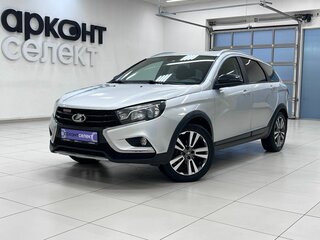 2020 Lada (ВАЗ) Vesta SW Cross I, серебристый, 1350000 рублей, вид 1