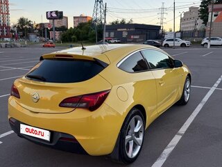 2012 Opel Astra GTC J Рестайлинг, жёлтый, 899999 рублей, вид 5