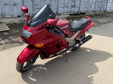 2001 Kawasaki ZZR 1100, пурпурный, 299000 рублей, вид 1