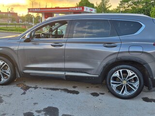 2019 Hyundai Santa Fe IV, серебристый, 2800800 рублей, вид 5