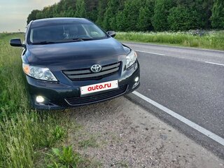 2008 Toyota Corolla X (E140, E150), чёрный, 620000 рублей, вид 1