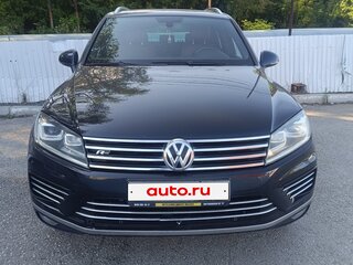 2016 Volkswagen Touareg II Рестайлинг, синий, 3300000 рублей, вид 2