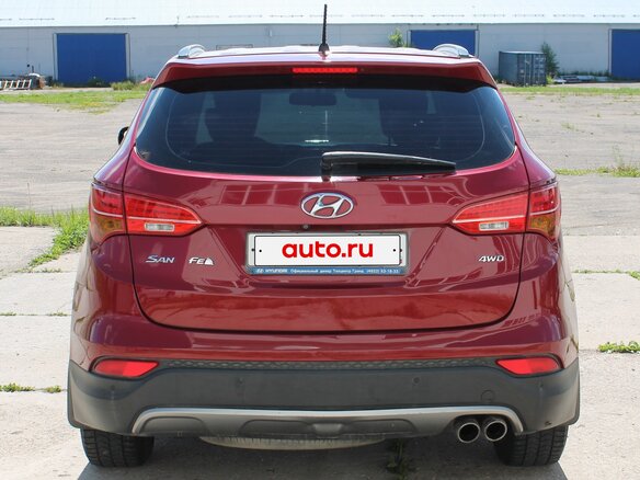 2014 Hyundai Santa Fe III, красный, 1700000 рублей - вид 5