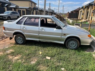 2007 Lada (ВАЗ) 2115, серебристый, 65000 рублей, вид 1