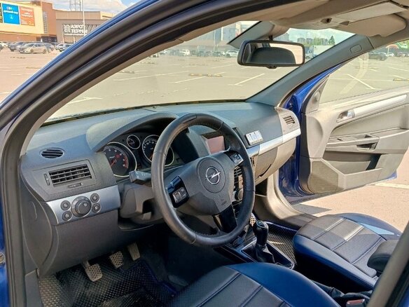 2008 Opel Astra H Рестайлинг, синий, 405000 рублей - вид 8